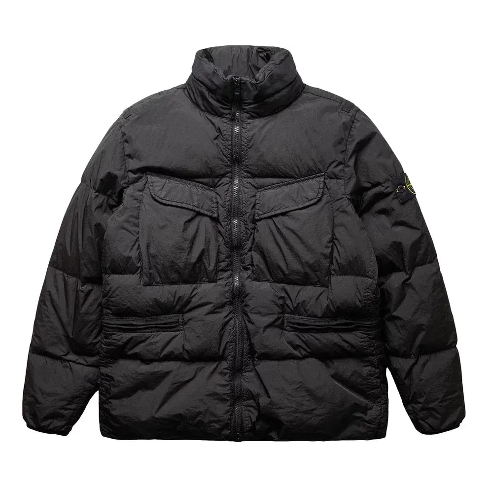 STONE ISLAND Logo Patch Padded Jacket 'Black' 771540123-V0029