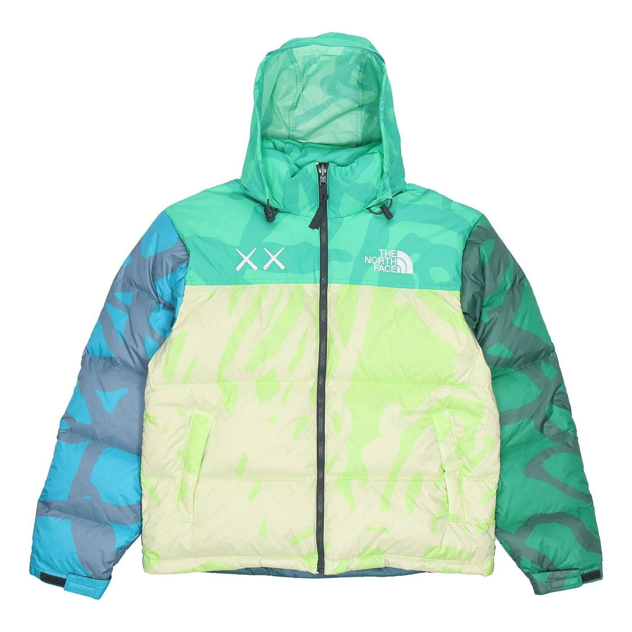 THE NORTH FACE X Kaws 1996 Nuptse 700 Jacket 'Green' NF0A7WLU-75B