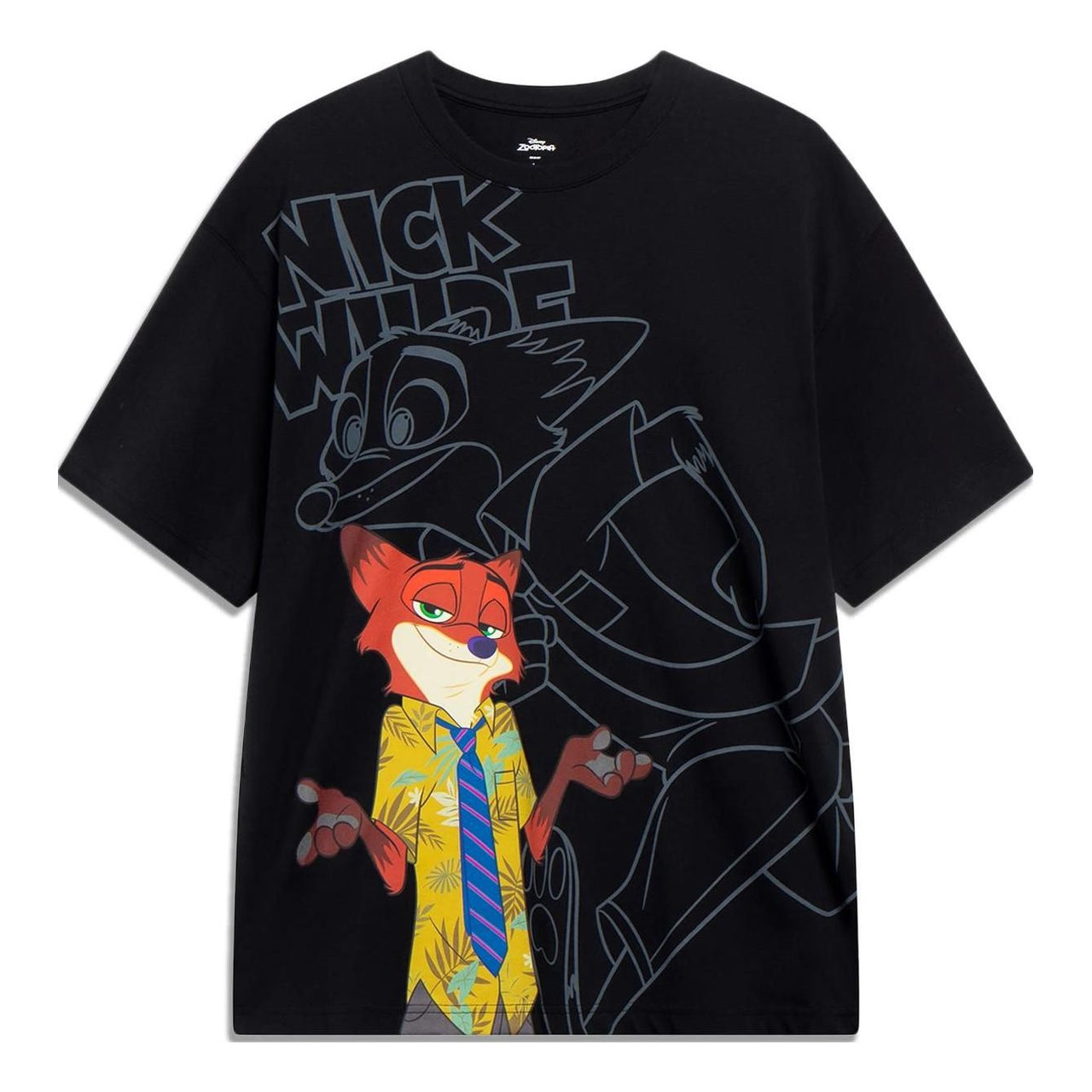 Li-Ning x Disney Zootopia Graphic T-shirt 'Black' AHST271-1