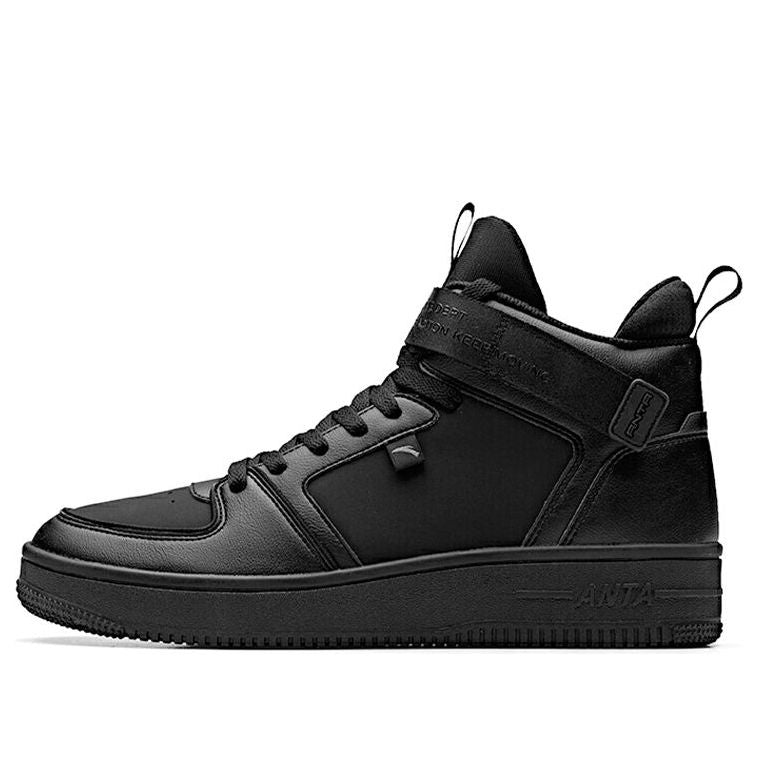 ANTA High Top Skateboarding Shoes 'Black' 91948061-2