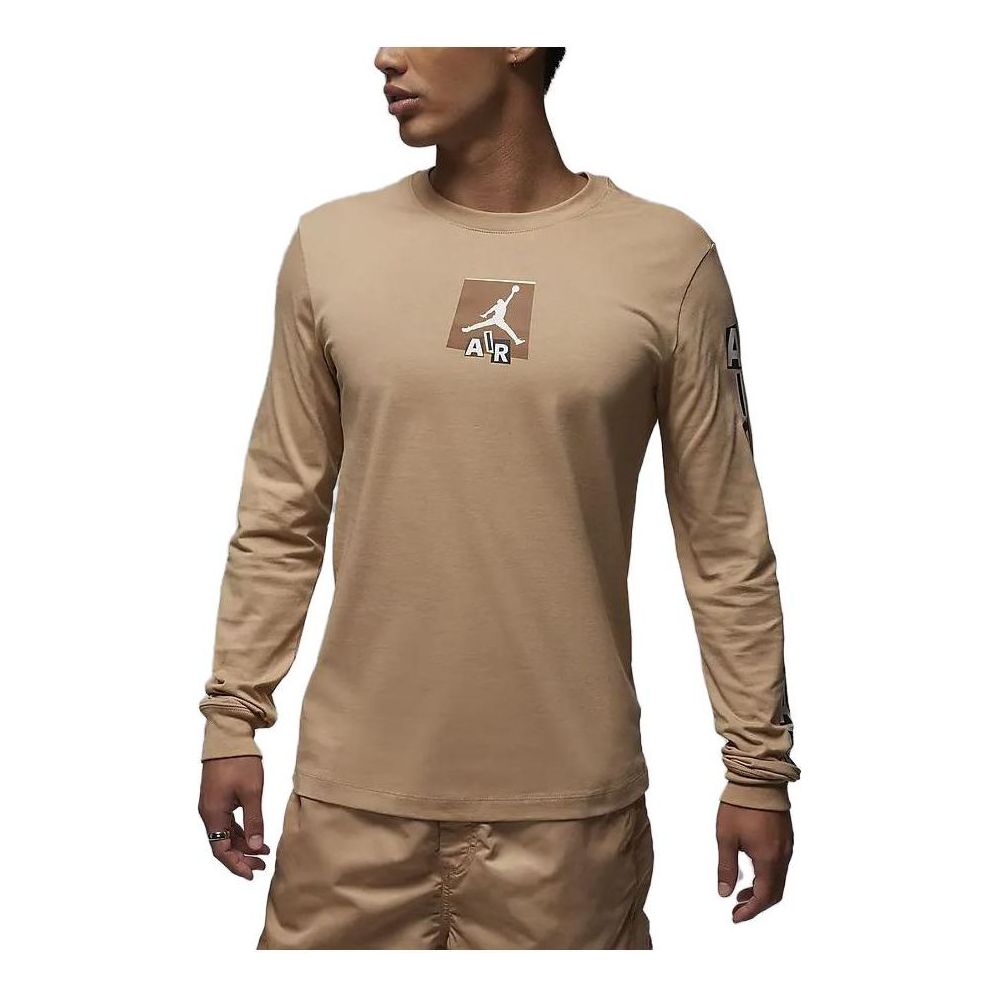 Air Jordan Brand Graphic Long-Sleeve T-Shirt 'Hemp' FD7018-200