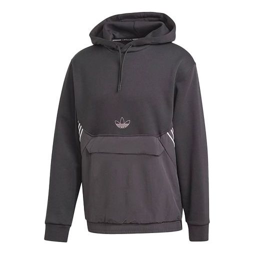 adidas originals Tlm 02 Hoody Casual Sports hooded Pullover Black GD5799