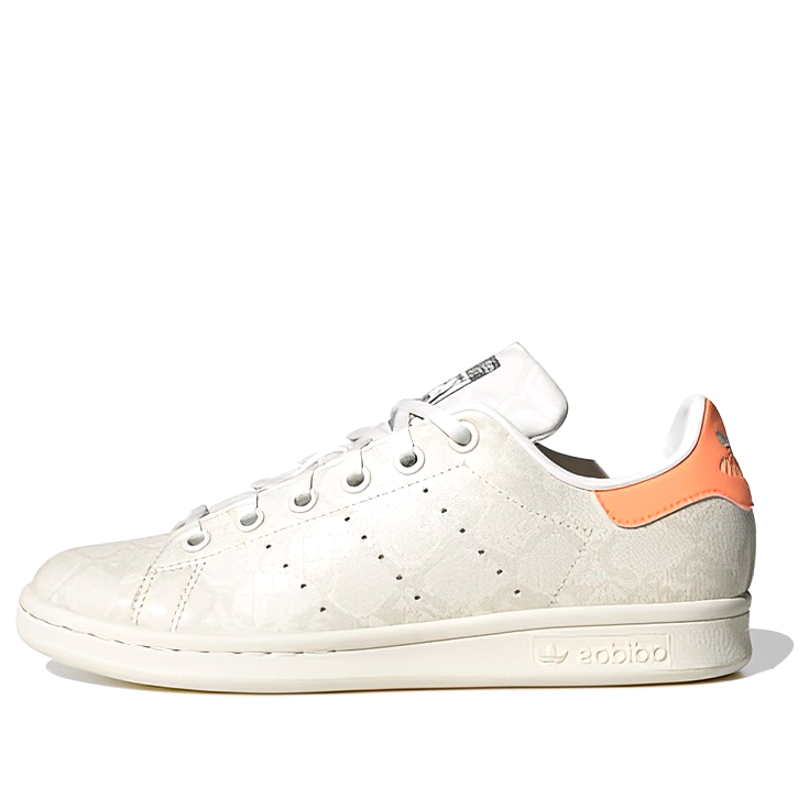 (GS) adidas Originals Stan Smith Shoes 'Core White Beam Orange' HP9723