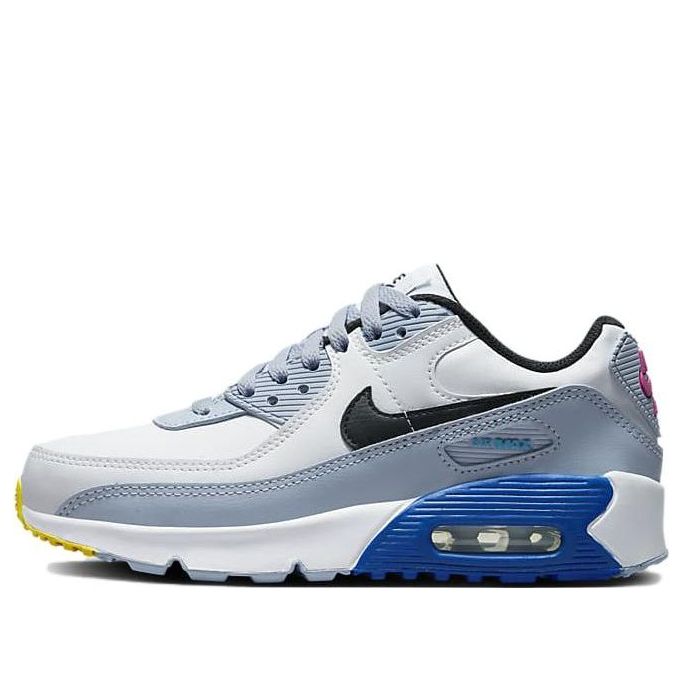 (GS) Nike Air Max 90 Leather 'White Blue Whisper' DV3607-101