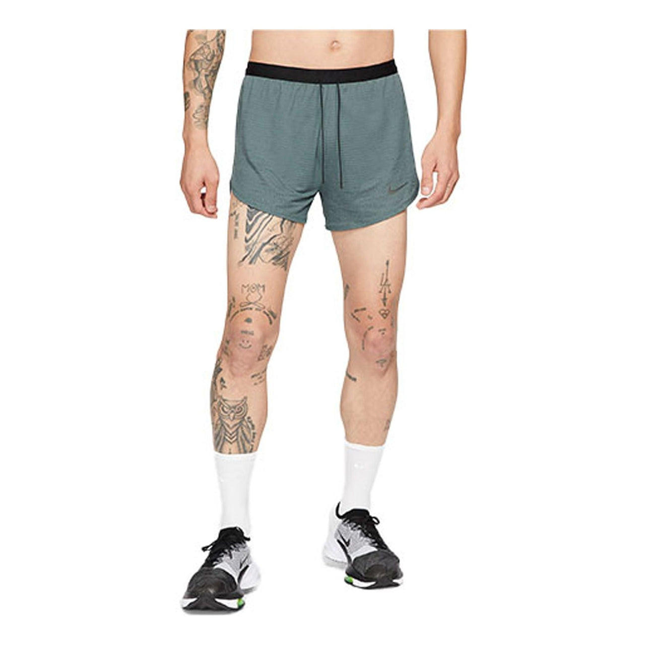 Nike Dri-fit Run Division Pinnacle Casual Single Color Running Breathable Fabric Shorts Men's Green DA1295-387