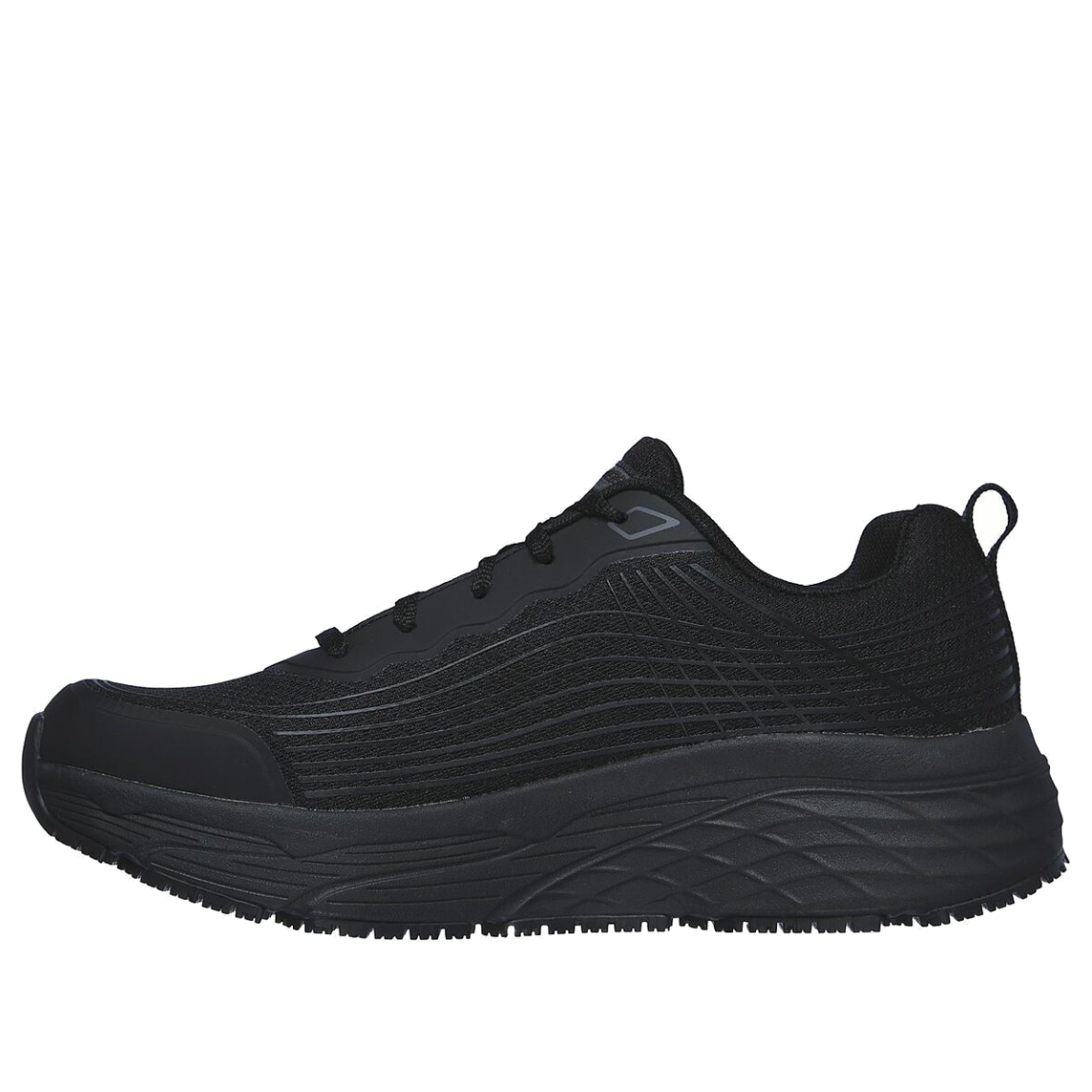 Skechers Work Relaxed Fit Max Cushioning Elite SR 'Black' 200021-BLK