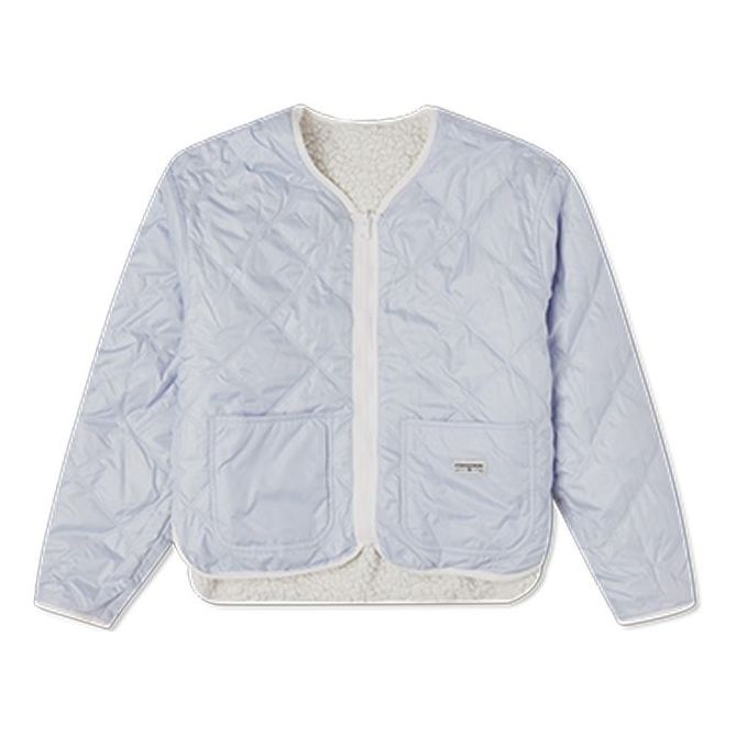 (WMNS) Converse Reversible Solid Color Sports Hoodless Padded Clothes Milk White 10022733-A02