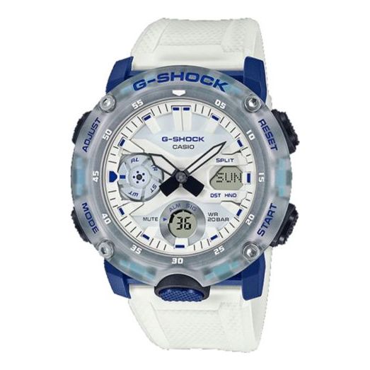 CASIO G-Shock Analog-Digital 'White Blue' GA2000HC7A