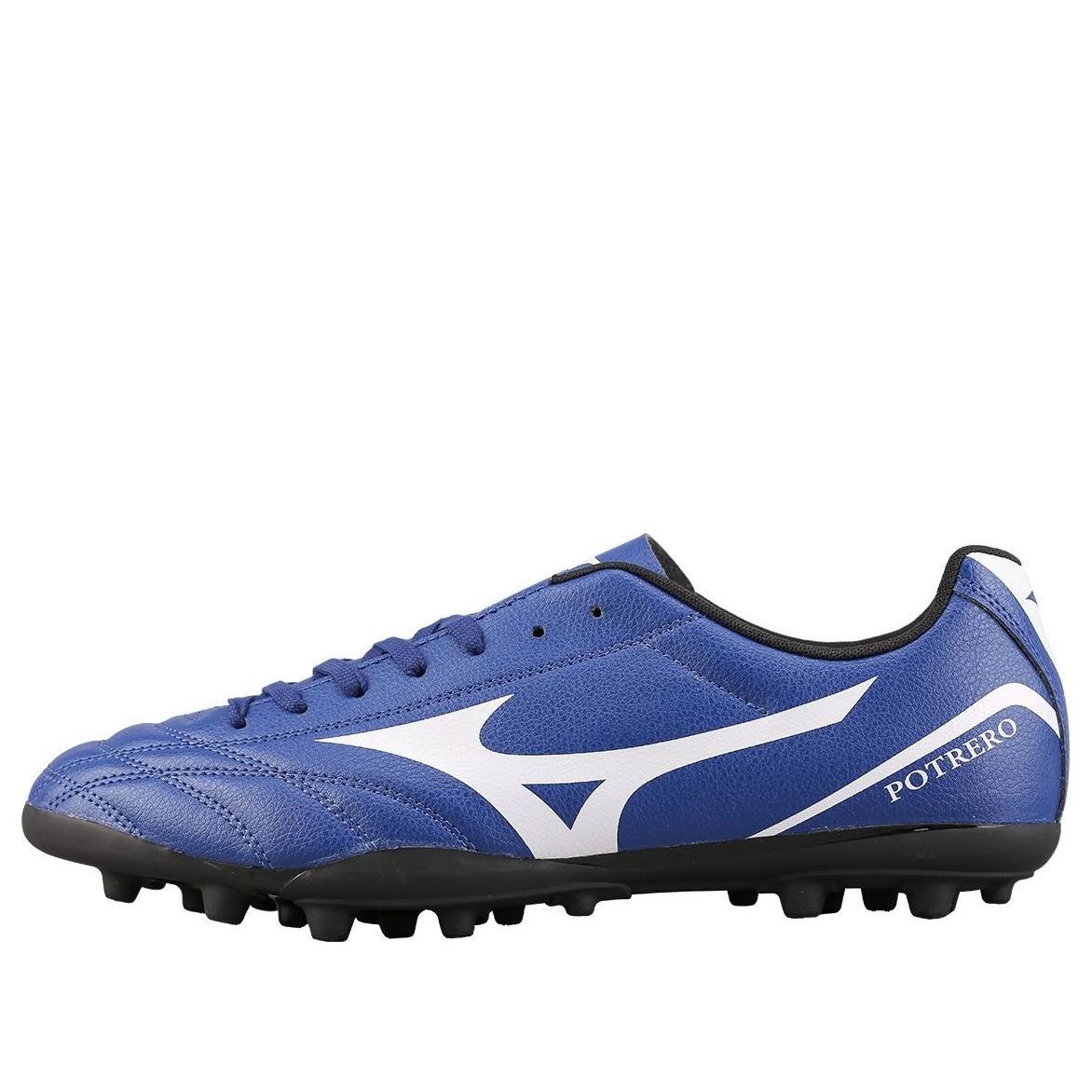 Mizuno Potrero Wide AG Training Soccer Cleats Blue P1GA189227