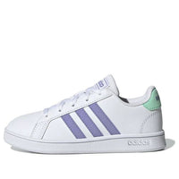 (GS) adidas Grand Court Tennin 'White Purple' GX5775