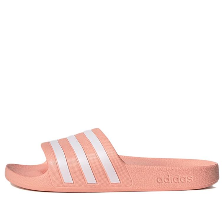 (WMNS) adidas Adilette Pink and White Aqua EE7345