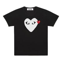 (WMNS) COMME des GARCONS PLAY Emblem Heart Tee 'Black' AZ-T115-051-1