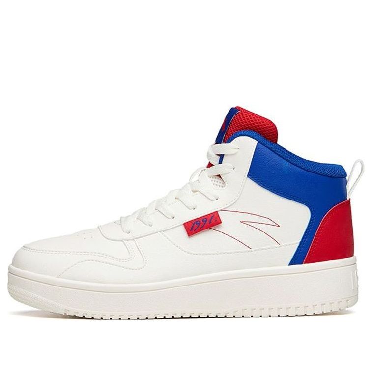 ANTA Skateboarding Series Sneakers High 'White Blue Red' 912038010-15