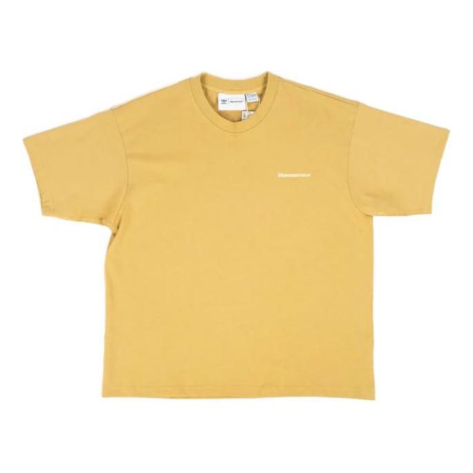 adidas x Pharrell Humanrace Small Logo T-Shirt 'Tan' HG1805