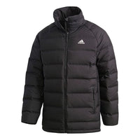 adidas Helionic Stand Collar Stay Warm Casual Sports Down Jacket Black FT2528