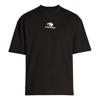 Balenciaga Sporty B Icon Short Sleeve T-Shirt 'Black' 612966TNVF21070