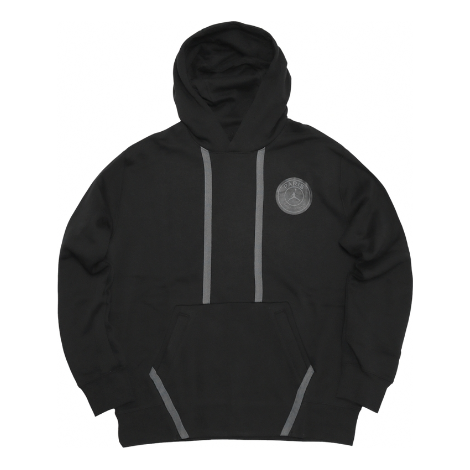 Air Jordan x Paris Saint-Germain Fleece Pullover Hoodie Asia Sizing 'Black' DZ2924-010