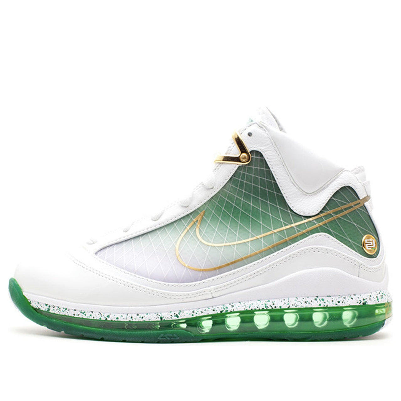 Nike LeBron 7 MTAG Shanghai 'White Gold yellow gold' 375664-173