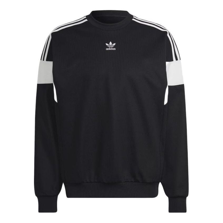 adidas originals Adicolor Classics Cut Line Crew Sweatshirt 'Black' HN6117