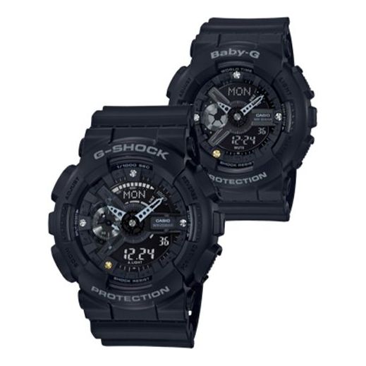 CASIO Baby-G 'Black' GA-135DD-1A&BA-135DD-1A