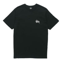 Stussy Classic Basic Printing Short Sleeve Unisex Black 1904257-1