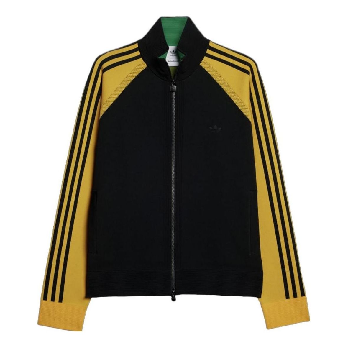adidas x Wales Bonner Knit Track Jacket 'Black Yellow' IB3261