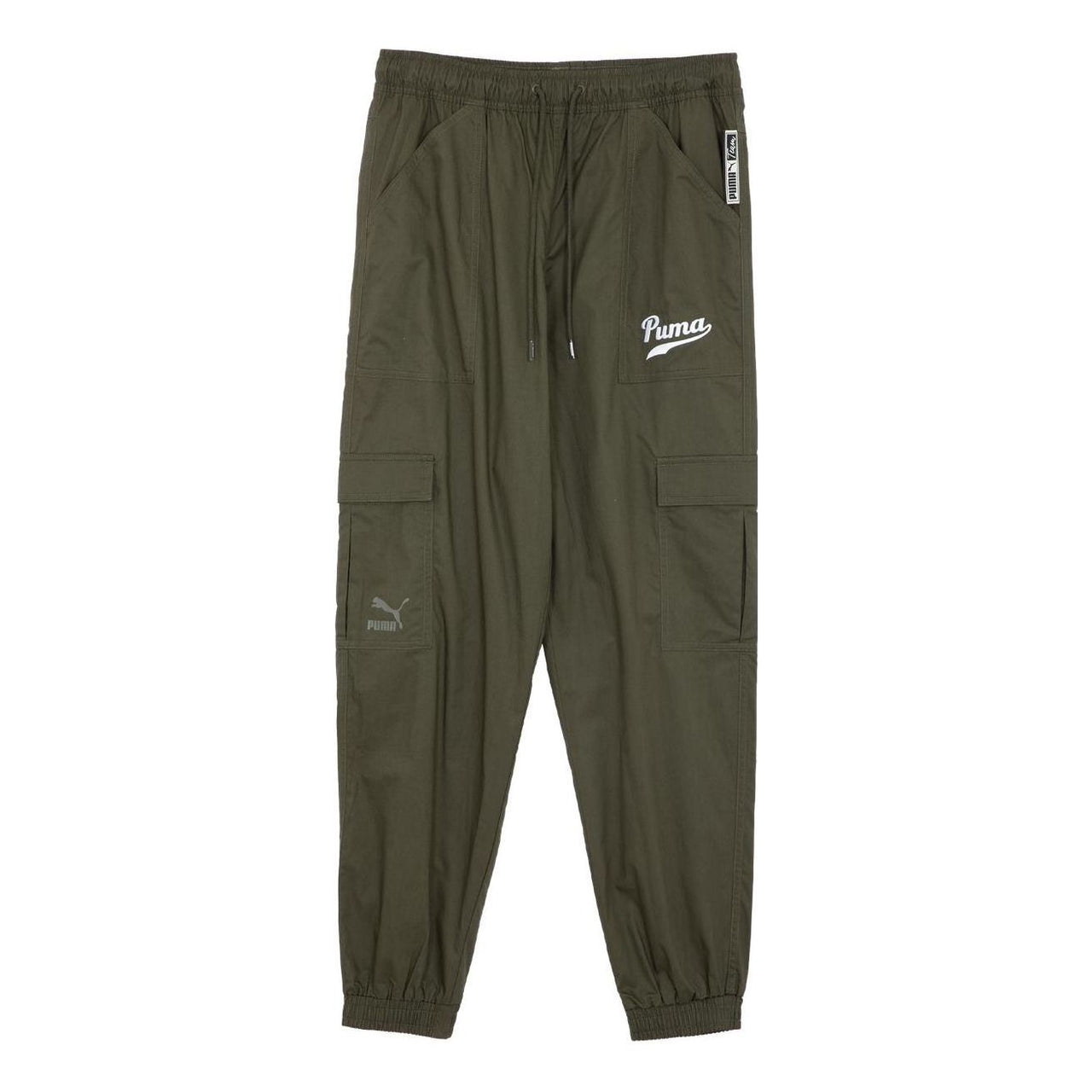 PUMA Pocket Cuff Shorts 'Olive Green' 538357-70