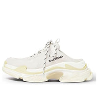 Balenciaga Triple S Mules 'White Double Foam and Mesh' 755687W3SM29097
