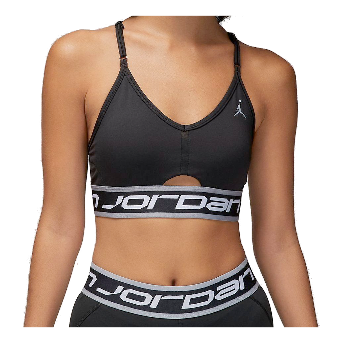 (WMNS) Air Jordan Indy Light Support Sports Bra 'Black' FB4096-010