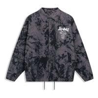 Li-Ning Graphic Tie-Dye Coach Jacket 'Grey Black' AJDT499-3