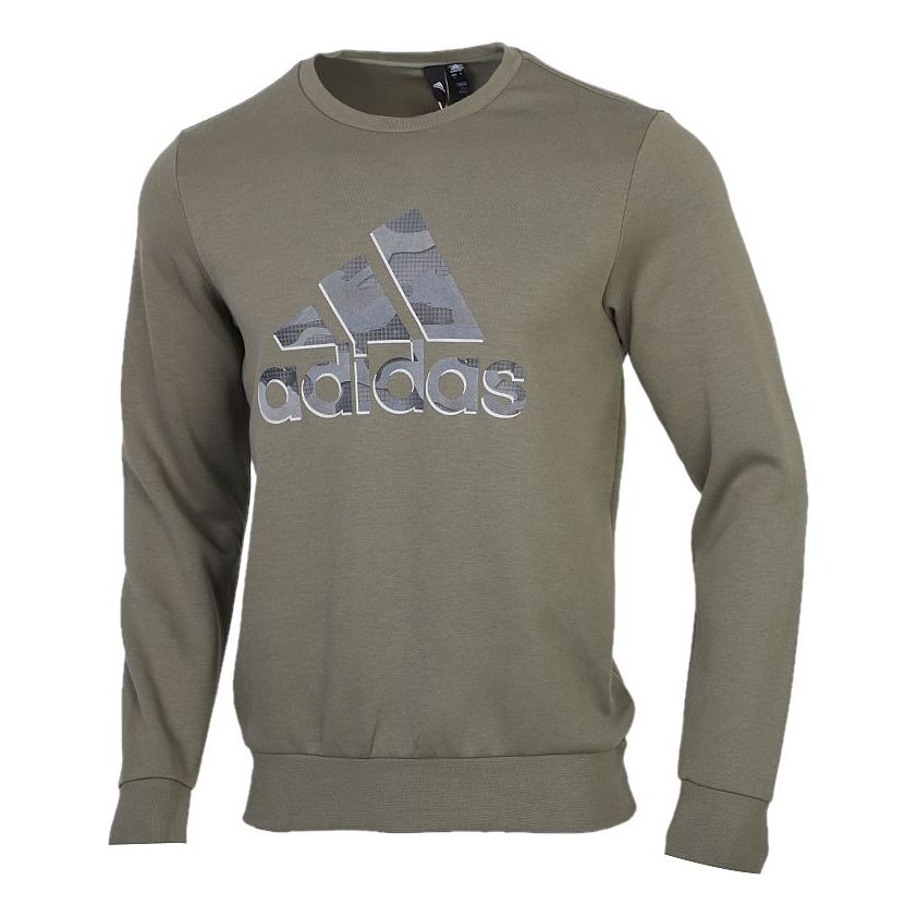 adidas Mh Gfx Swt Bos Knit Pullover Green GH4413