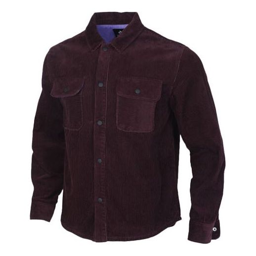 Converse Casual Retro Industrial Style Jacket Men Wine Red 10019954-A05