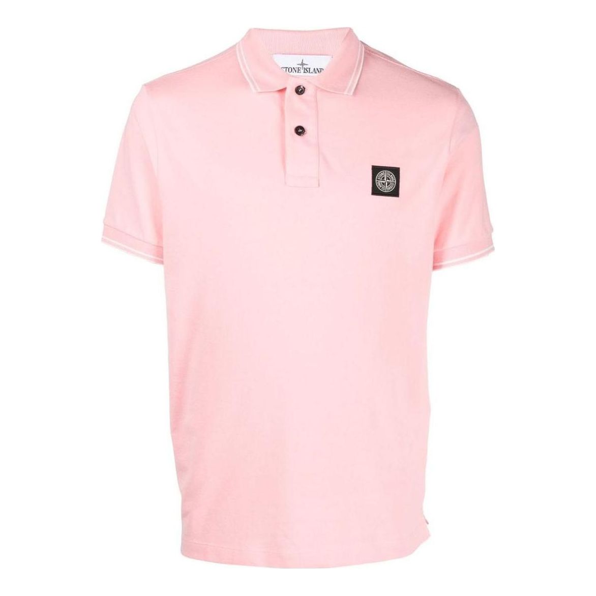 STONE ISLAND Patch Polo Shirt 'Pink' 10152SC18-V0080