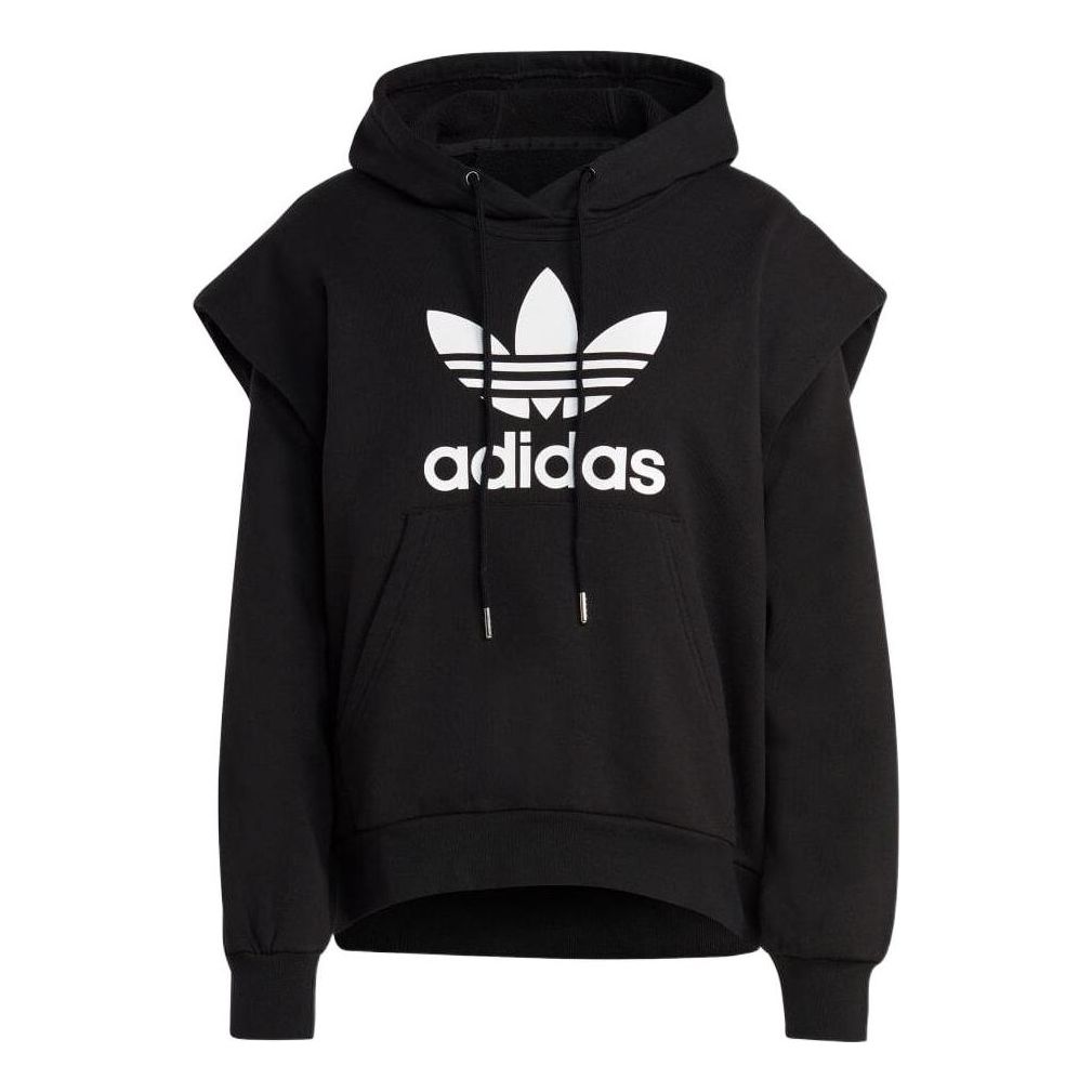 (WMNS) adidas Always Originals Trefoil Parka Hoodies 'Black' IC5576