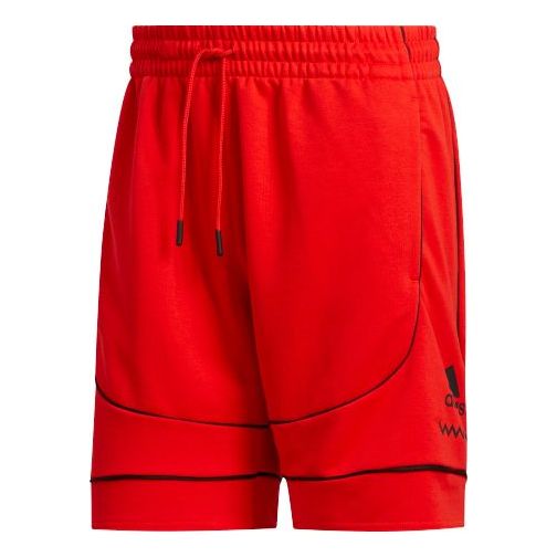 adidas Basketball Sports Shorts Pink Red FR5740