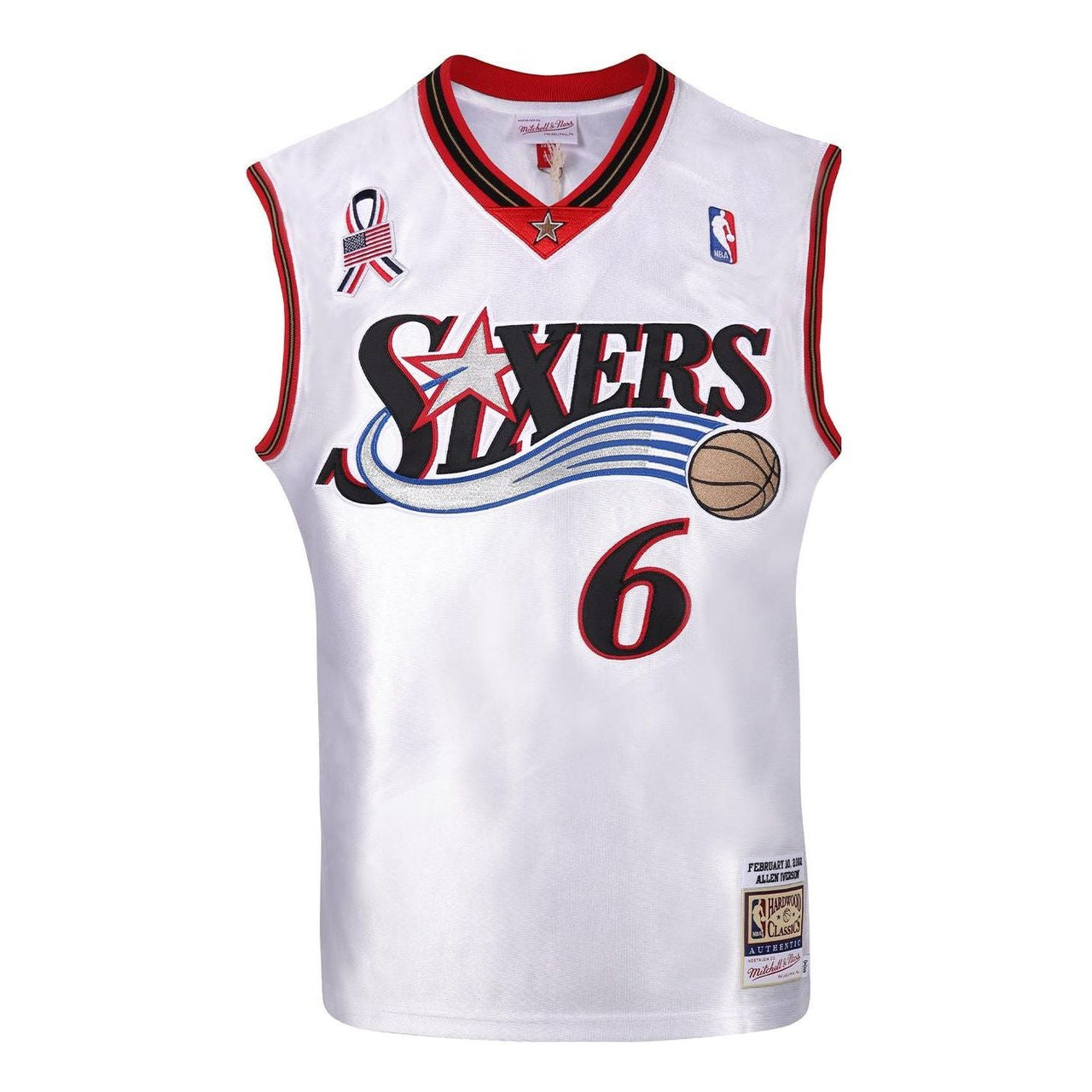 Mitchell & Ness AU 02-03 76 6 AJY43318-ASE02AIVWHIT