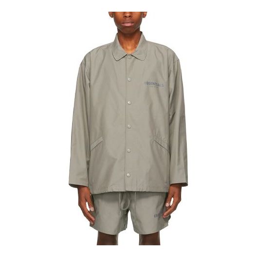 Fear of God Essentials FW21 Souvenir Jacket 'Taupe' FOG-FW21-082