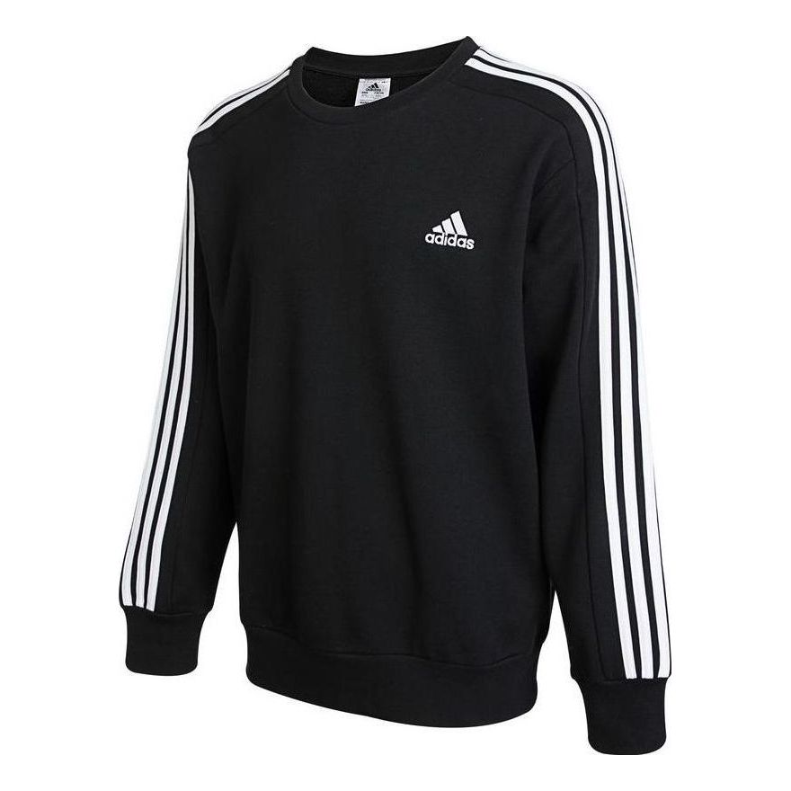 adidas Essentials French Terry 3-Stripes Sweatshirt 'Black' IC9317