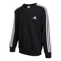adidas Essentials French Terry 3-Stripes Sweatshirt 'Black' IC9317