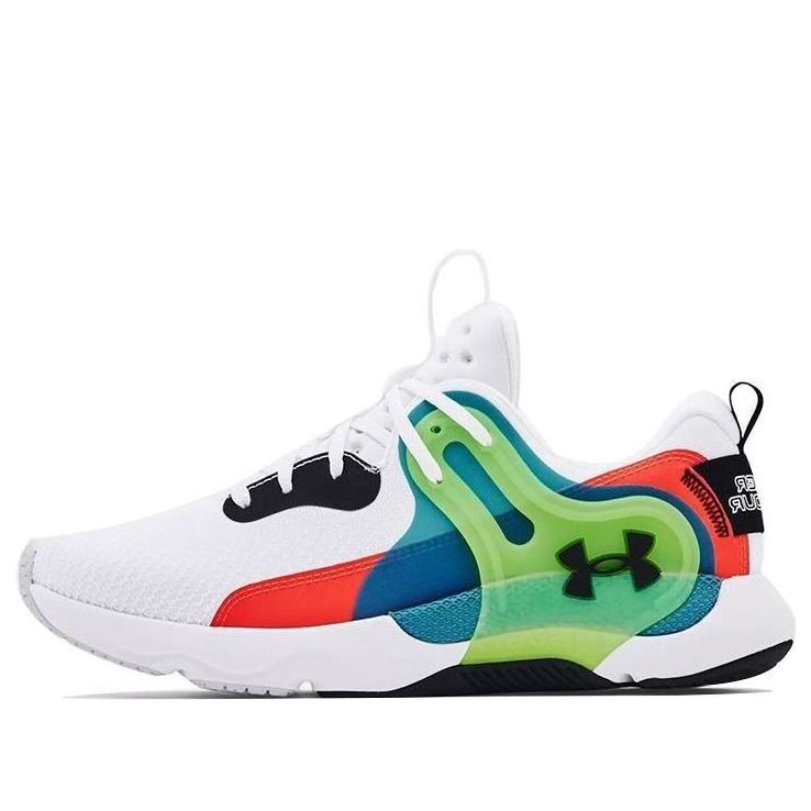Under Armour HOVR Apex 3 Running Shoes White/Green 3024271-100