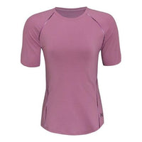 (WMNS) Under Armour Rush Casual Breathable Training Sports Short Sleeve Pink Red 1360852-680