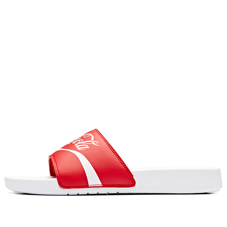 ANTA x Coca Cola Beach Slippers 'Red White' 91926983-1