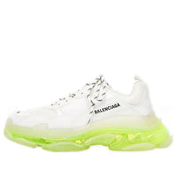 Balenciaga Triple S Sneaker 'Clear Sole - White Fluo Yellow' 541624W2FR19073
