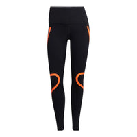 (WMNS) adidas by Stella McCartney TruePace Running Leggings 'Black Orange' HD9115