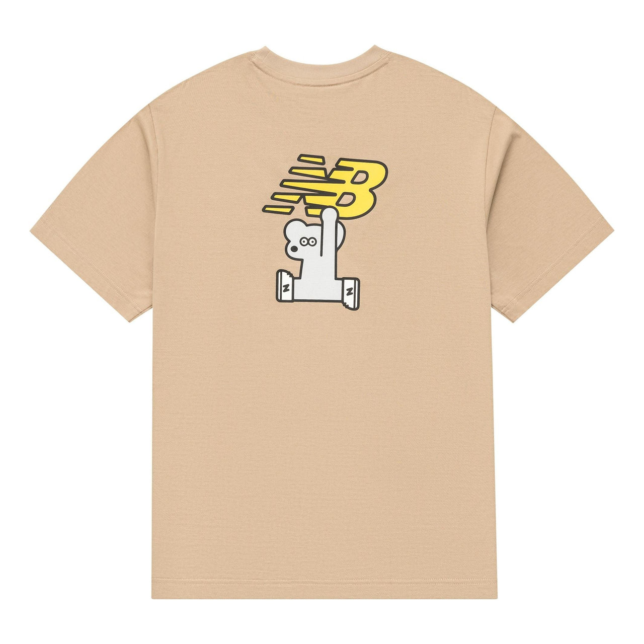 New Balance x SEIJI ANDY Graphic Tee 'Beige Yellow' 5ED26201-LBE