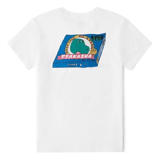 (WMNS) Vans OtwTyakasha Short Sleeve White VN0A4MNKWHT