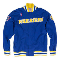 Mitchell & Ness x NBA Golden State Warriors 1996-97 Warm Up Jacket 'Blue Yellow' 6056-310-96GSW