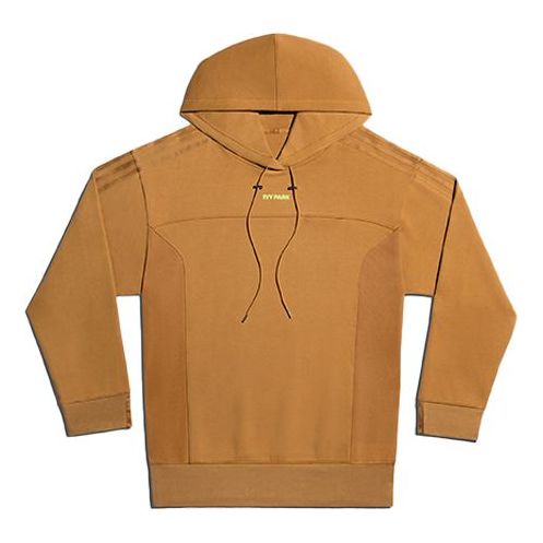 adidas originals x IVY PARK Crossover Solid Color Splicing Detail hooded Sports Couple Style Brown GT9088
