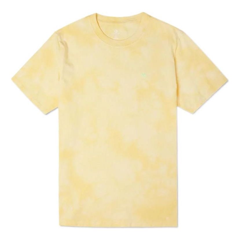 Converse Marble Crew Neck Short Sleeve T-Shirt 'Gold Dart' 10021490-A04