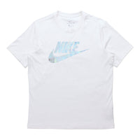 Nike Sportswear Athleisure Casual Sports Short Sleeve 'White SIlver' CT6880-100